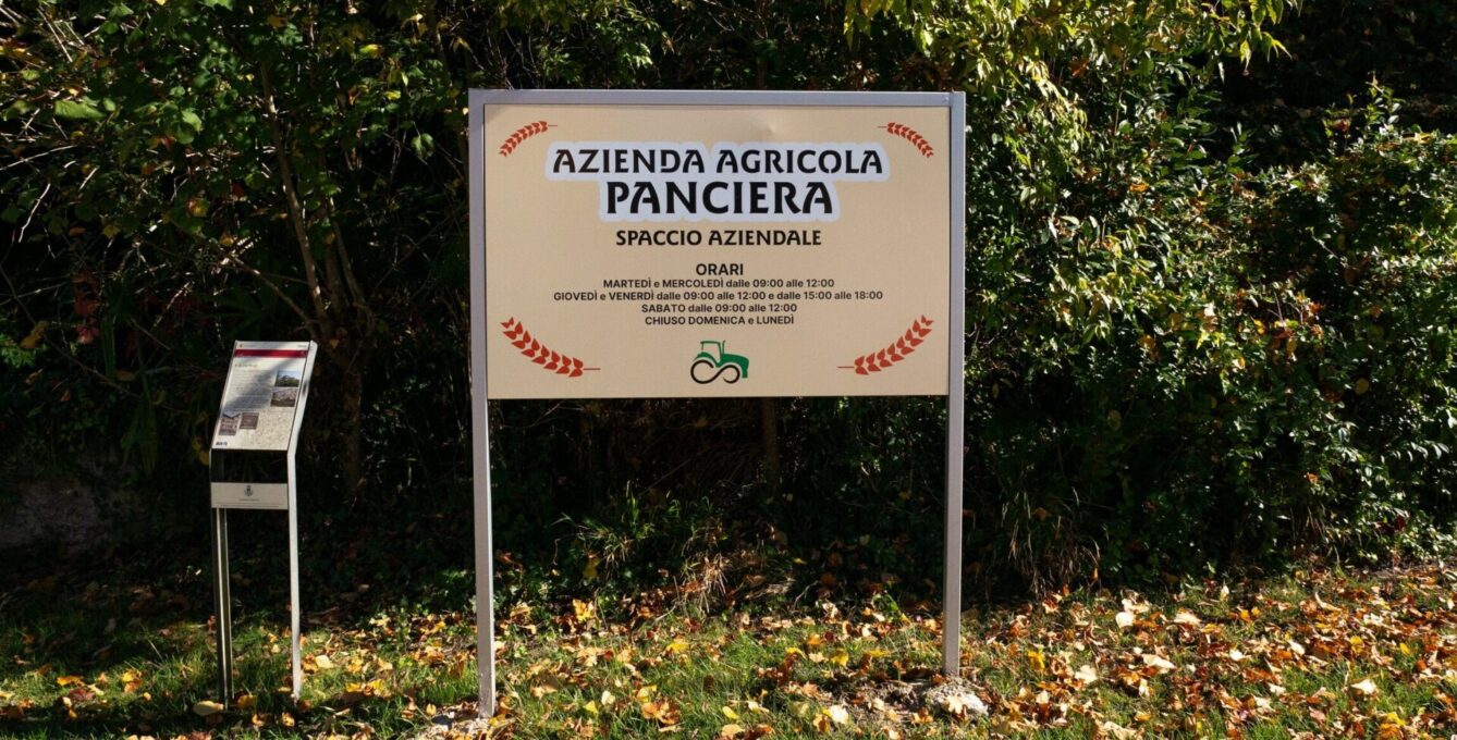 Insegna Azienda Agricola Panciera - Spaccio Aziendale